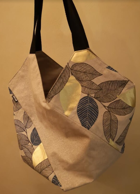 Sac "moulin à vent" en toile enduite pratique et polyvalent